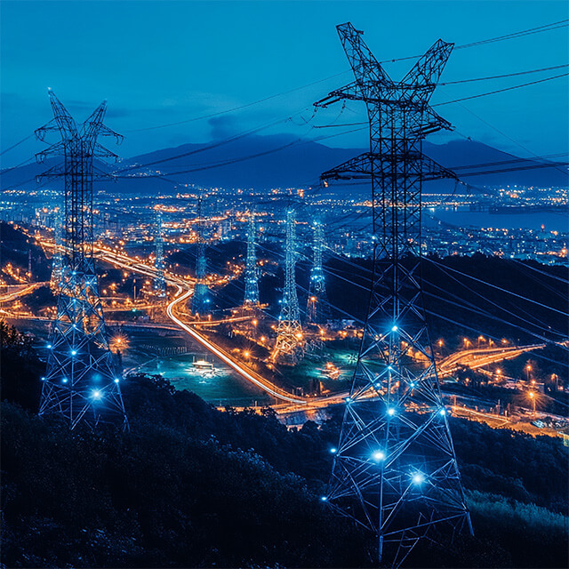 Infraestrutura elétrica para operações corporativas
