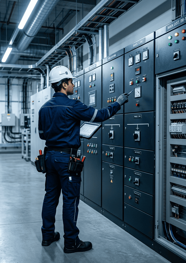 Engenheiro em infraestrutura elétrica para empresas
